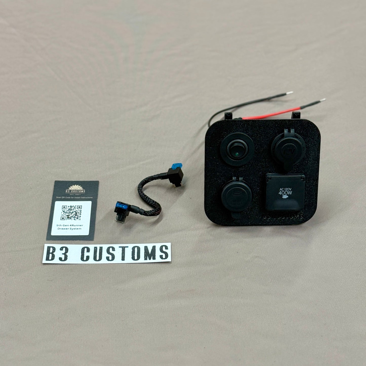 5th Gen 4Runner Rear Power Panel