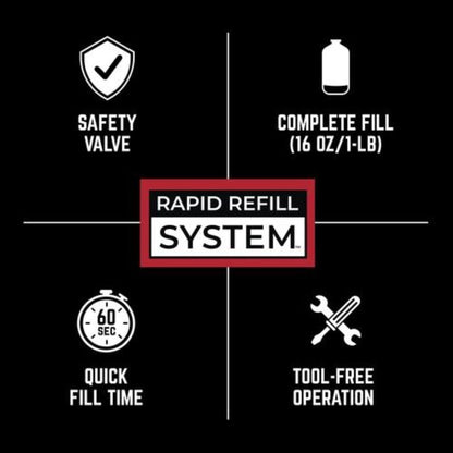 1 LB Refillable Propane Bottle